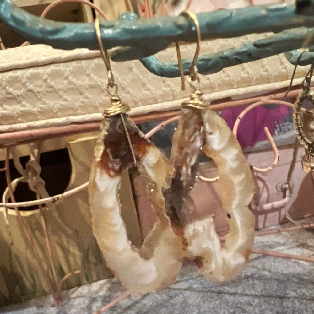 Natural Stone Earrings